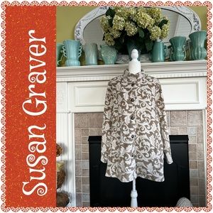 Susan Graver plush jacket, XL